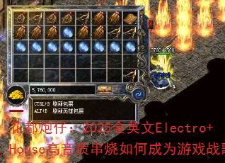 �������У�2025ȫӢ��Electro+House�����ʴ�����γ�Ϊ��Ϸս�裿