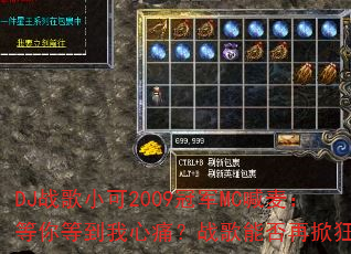 DJս��С��2009�ھ�MC���󣺵���ȵ�����ʹ��ս���ܷ����ƿ񳱣�